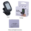 Little Angel WST-2058B Guitar Capo Electronic Tuner, Size:5Ã—3.7Ã—2.7cm(Black)