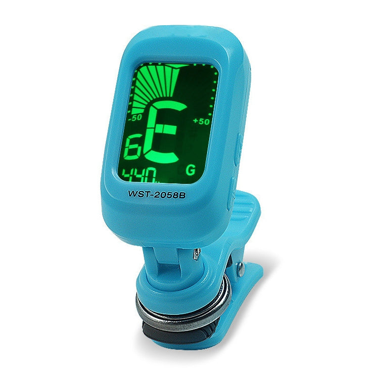 Little Angel WST-2058B Guitar Capo Electronic Tuner, Size:5Ã—3.7Ã—2.7cm(Blue)