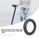 2 PCS For Xiaomi Mijia M365 Electric Scooter 8.5 inch Rubber Padded Tire Inner Tube with Valve Cover(Black)