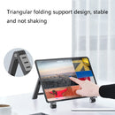 Oatsbasf 03040 Metal Mini Notebook Stand Aluminum Alloy Computer Cooling Folding Bracket(Grey)