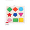 Children Educational Toys Early Education Geometric Shapes Wooden Toys(Color)