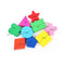 Children Educational Toys Early Education Geometric Shapes Wooden Toys(Color)