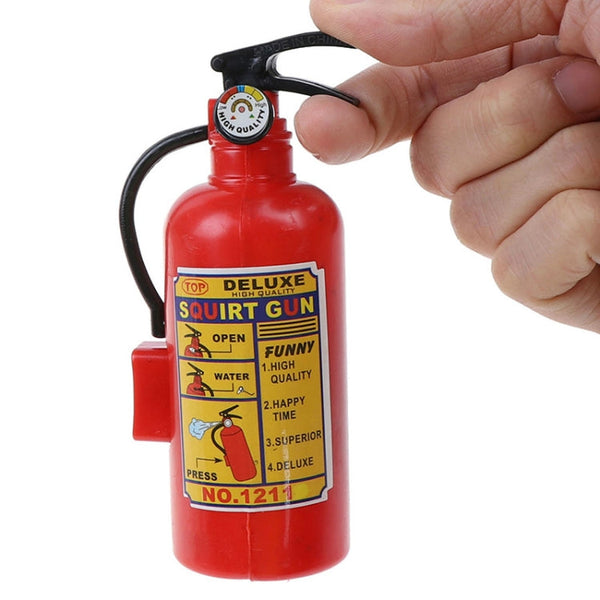 2 PCS DIY Water Gun Small Spray Plastic Fire Extinguisher Children Toys, Size:4Ã—3.8Ã—11cm(Red)