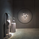 Bar Counter Modern Restaurant Bedroom Bedside Creative Personality Simple Small Chandelier, Color:Single Head Silver