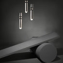 Bar Counter Modern Restaurant Bedroom Bedside Creative Personality Simple Small Chandelier, Color:Single Head Silver