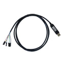 Pcsensor USB to TTL Level Serial Cable Short Circuit Proof With Indicator Light(Black)