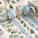 8 Roll / Box Paper Tape Basic Handbook Material Set Small Fresh Girl DIY Decorative Tape Antique Hand Account Sticker(Life)