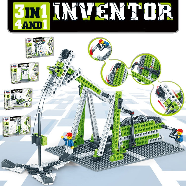 KY1000-2 Mechanical Engineering Assembled Building Blocks Children Puzzle Toys