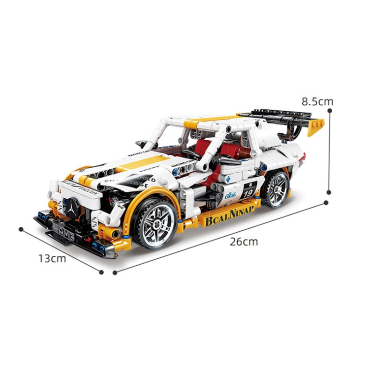 Modified Racing Model Assembled Building Block Gear Children Educational Toys(KY1016)