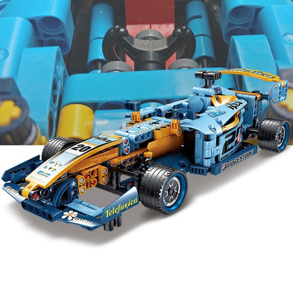 Modified Racing Model Assembled Building Block Gear Children Educational Toys(KY1017)