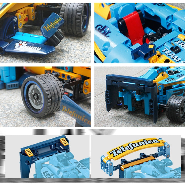 Modified Racing Model Assembled Building Block Gear Children Educational Toys(KY1017)