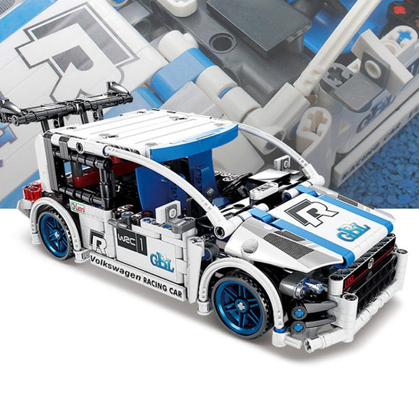 Modified Racing Model Assembled Building Block Gear Children Educational Toys(KY1018)