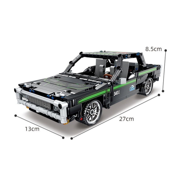 Modified Racing Model Assembled Building Block Gear Children Educational Toys(KY1019)