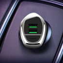 Dual-port USB3.1A 3.6A High Current Fast Charge QC3.0 PD18W Flash Charging Car Charger(Tyrant Gold)