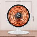 Small Sun Mini Home Office Heater 6 inch Electric Heater National Standard Plug, Specification:with 3m Extension Cable(Pink)