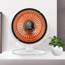 Small Sun Mini Home Office Heater 6 inch Electric Heater National Standard Plug, Specification:with 3m Extension Cable(Black)