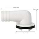 Elbow Air Conditioning External Air Conditioner Outlet Drain Nozzle Universal Drainage Tool for LG Air Conditioner(Diameter 19mm)