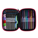 100 in 1 Crochet Knitting Tool Set(Rose Red)