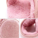 Winter Men and Women Riding Ear Covering Rabbit Fur Plush Knitted Warm Earmuffs Ear Protection Hat(Beige)