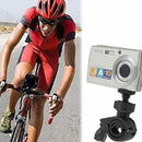Bicycle Bracket 1/4 Screw Vigorously O-clip Bicycle Selfie Stick Fixed Camera Phone Cycling Clip(Black)