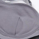 Wireless Sporty Shockproof Running Push Up Sports Bra, Size:L(Complexion)