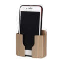 Wall Mobile Phone Holder Stand Socket Charger Storage Box(White)