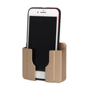 Wall Mobile Phone Holder Stand Socket Charger Storage Box(Gold)