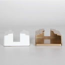 Wall Mobile Phone Holder Stand Socket Charger Storage Box(Gold)