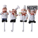 Creative Strong Hook Kitchen Bathroom Wall Glue Door Back Coat Hook(C)
