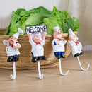 Creative Strong Hook Kitchen Bathroom Wall Glue Door Back Coat Hook(C)