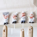 Creative Strong Hook Kitchen Bathroom Wall Glue Door Back Coat Hook(C)
