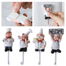 Creative Strong Hook Kitchen Bathroom Wall Glue Door Back Coat Hook(C)