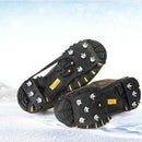 8 Teeth Ice Claw Outdoor Non-slip Shoes Covers for Ice Snow Ground, Size:Mï¼ˆ35-39ï¼‰(Black)
