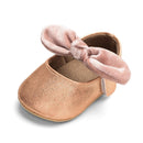 Baby Girl Toddler Shoes Newborn Soft Cloth Shoes Princess Shoes Flat Shoes, Size:12(Gold)
