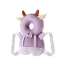 Infant Baby Learning to Walk Sitting Fall Protection Head Cotton Core Pillow Protector Safety Care, Size:Conventional(Cow Mesh)