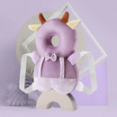 Infant Baby Learning to Walk Sitting Fall Protection Head Cotton Core Pillow Protector Safety Care, Size:Conventional(Cow Mesh)