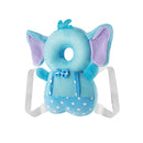 Infant Baby Learning to Walk Sitting Fall Protection Head Cotton Core Pillow Protector Safety Care, Size:Conventional(Elephant Mesh)