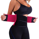 Women Abdomen Adjustable Belt Body Sculpting Corset with Fat Burning Slimming, Size:XXL(Red)