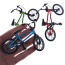 Simulation Mini Finger Alloy Mountain Bike Kids Game Toy(Red)