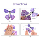Magic Science Novelty Flying Butterfly Toy Magic Props(Blue)