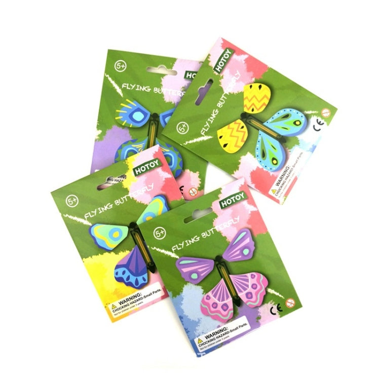 Magic Science Novelty Flying Butterfly Toy Magic Props(Blue)