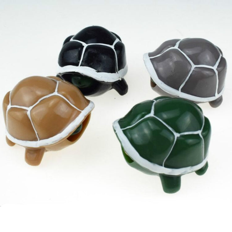 Telescopic Head Turtle Adult Decompression Funny Squeeze Vent Toy(Dark Green)
