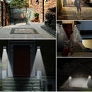 1 PCS 100 LEDs Outdoor Patio Solar Induction Wall Light Adjustable Balcony Garden Lighting Small Street Light