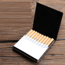 Thin Cigarette Case Automatic Bomber Lighter Cigarette Case Creative Protection Box(Brown)