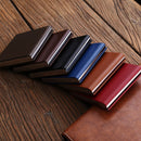Thin Cigarette Case Automatic Bomber Lighter Cigarette Case Creative Protection Box(Brown)