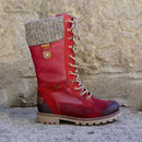 Winter Boots Women Boots Round Toe Platform Warm Females Boots Shoes, Size:39(Black)