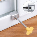 Child Safety Guard Anti-Theft Door Window Stopper, Specifications:Double Hole