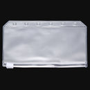3 PCS Bill Bag Business Card Pull-edge Loose-leaf Pocket Insert PVC Zipper Storage Bag A5 L