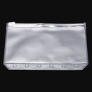 3 PCS Bill Bag Business Card Pull-edge Loose-leaf Pocket Insert PVC Zipper Storage Bag A6 M