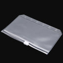 3 PCS Bill Bag Business Card Pull-edge Loose-leaf Pocket Insert PVC Zipper Storage Bag A6 M